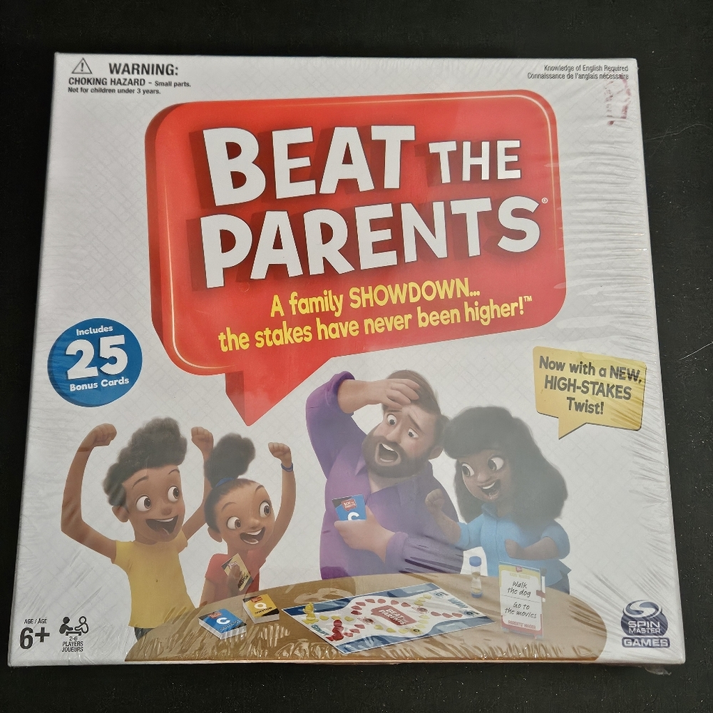 Beat the Parents board game Spin Master Games NIB